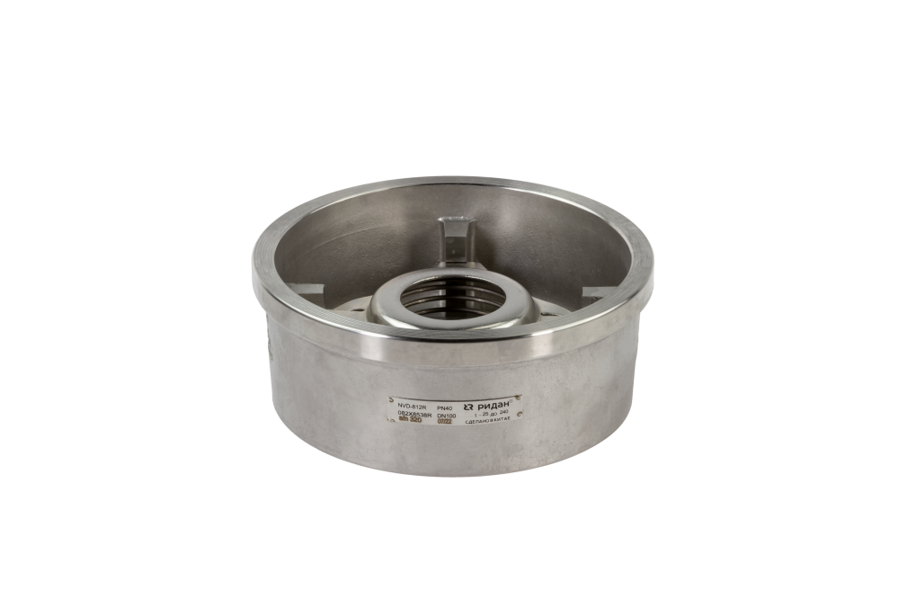 Ридан NVD-812R 082X8537R — Клапан обратный межфланцевый пружинный тарельчатый, PN40, DN80, AISI 316