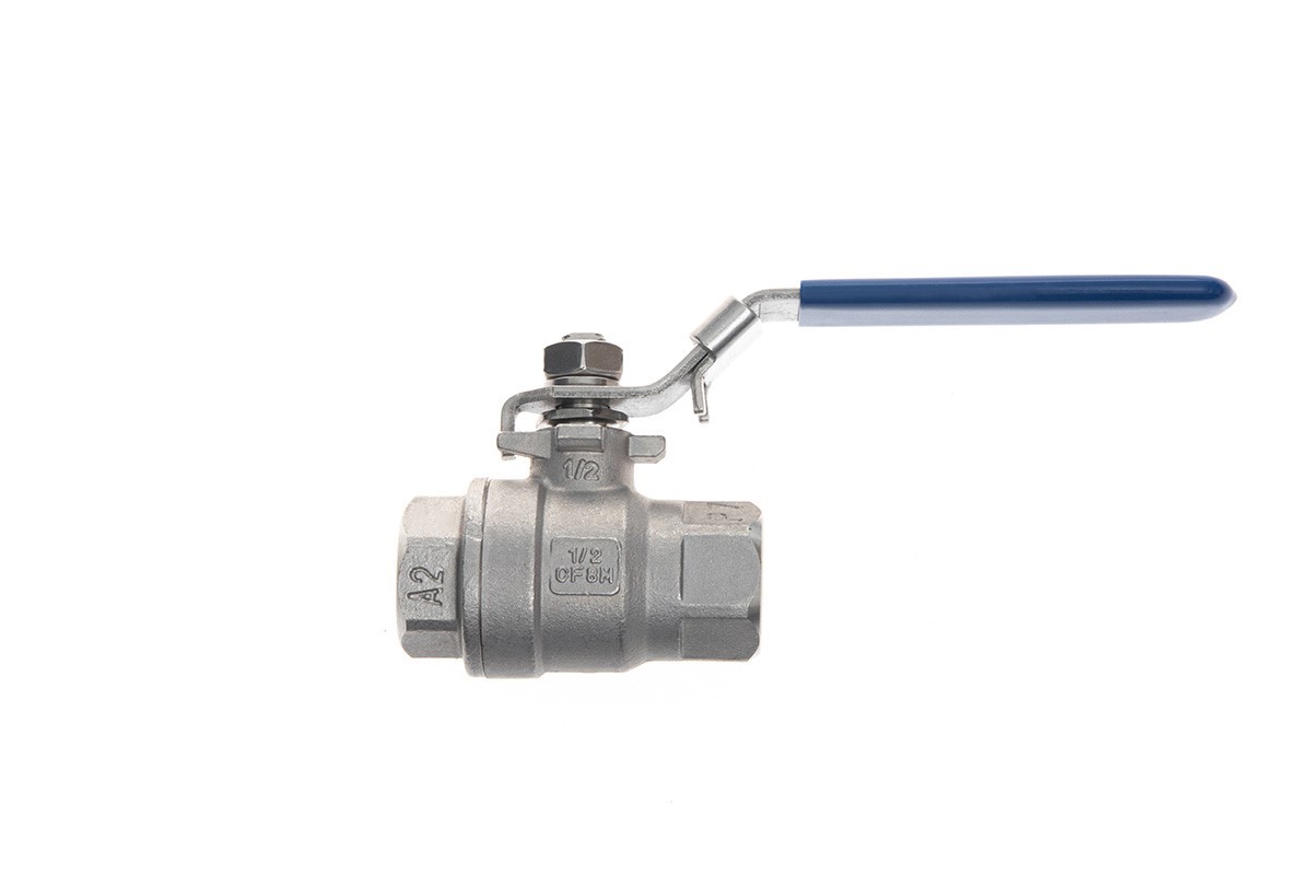 Ридан BVS-FR 082X4614R — Шаровый кран резьбовой DN25 PN63, с рукояткой, корпус — коррозионностойкая сталь, шар — коррозионностойкая сталь AISI316; уплотнение по шару R-PTFE (15% C)