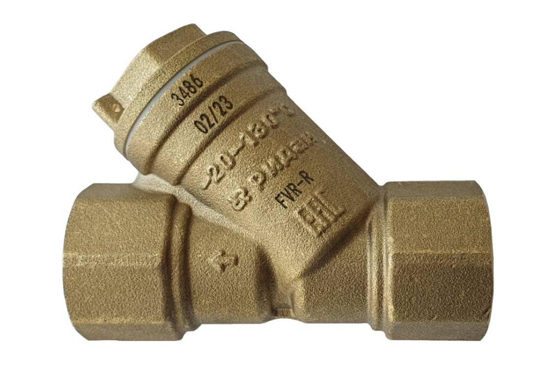 Ридан FVR-R 065B8336R — Фильтр сетчатый с пробкой DN20, PN25, Т от -20 °С...130 °С; материал корпуса латунь CW602N