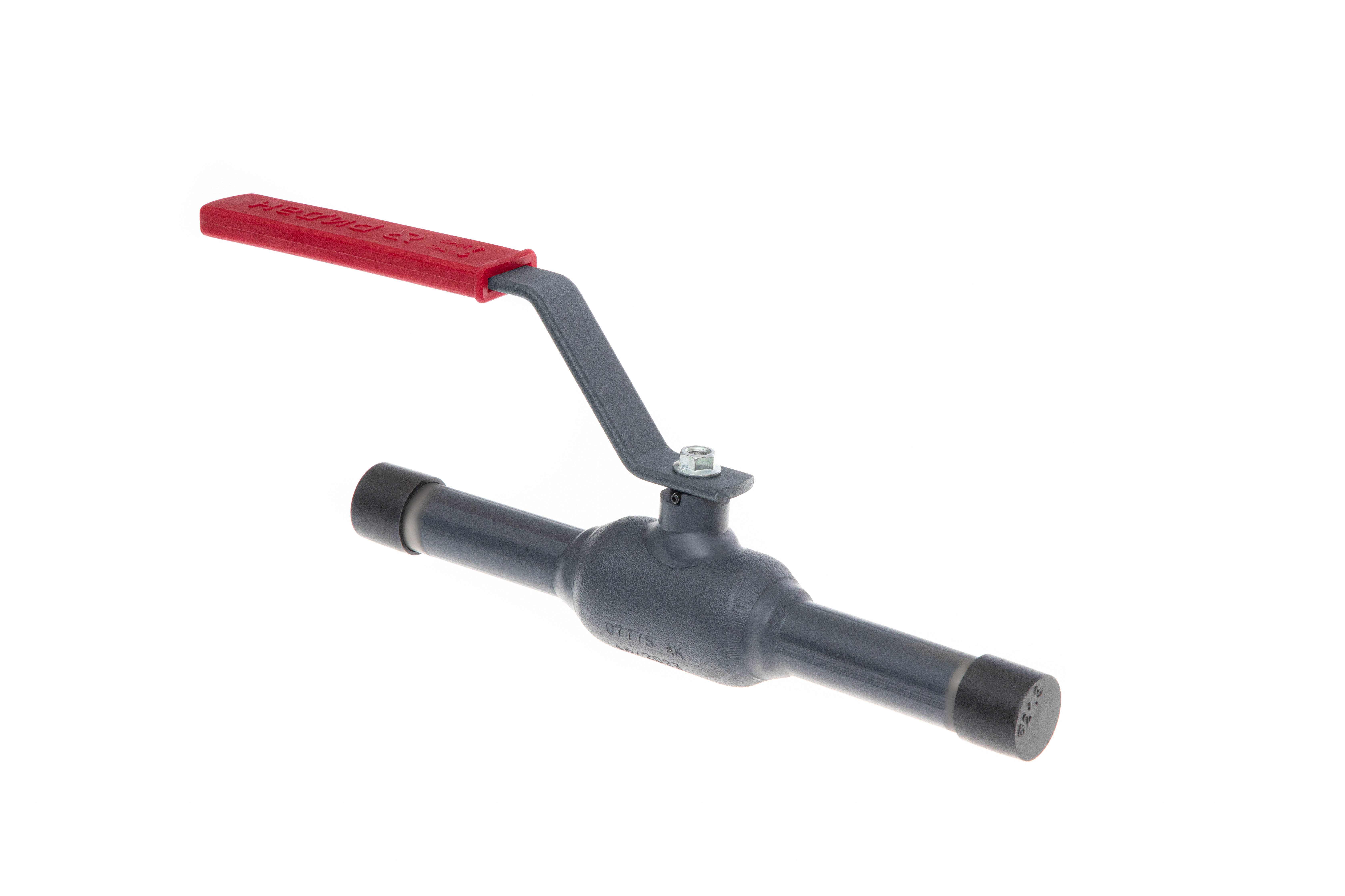 Ридан RJIP Standard 065N9602R — Кран шаровой WW DN25 PN16 (приварной, с рукояткой, стандартный проход)