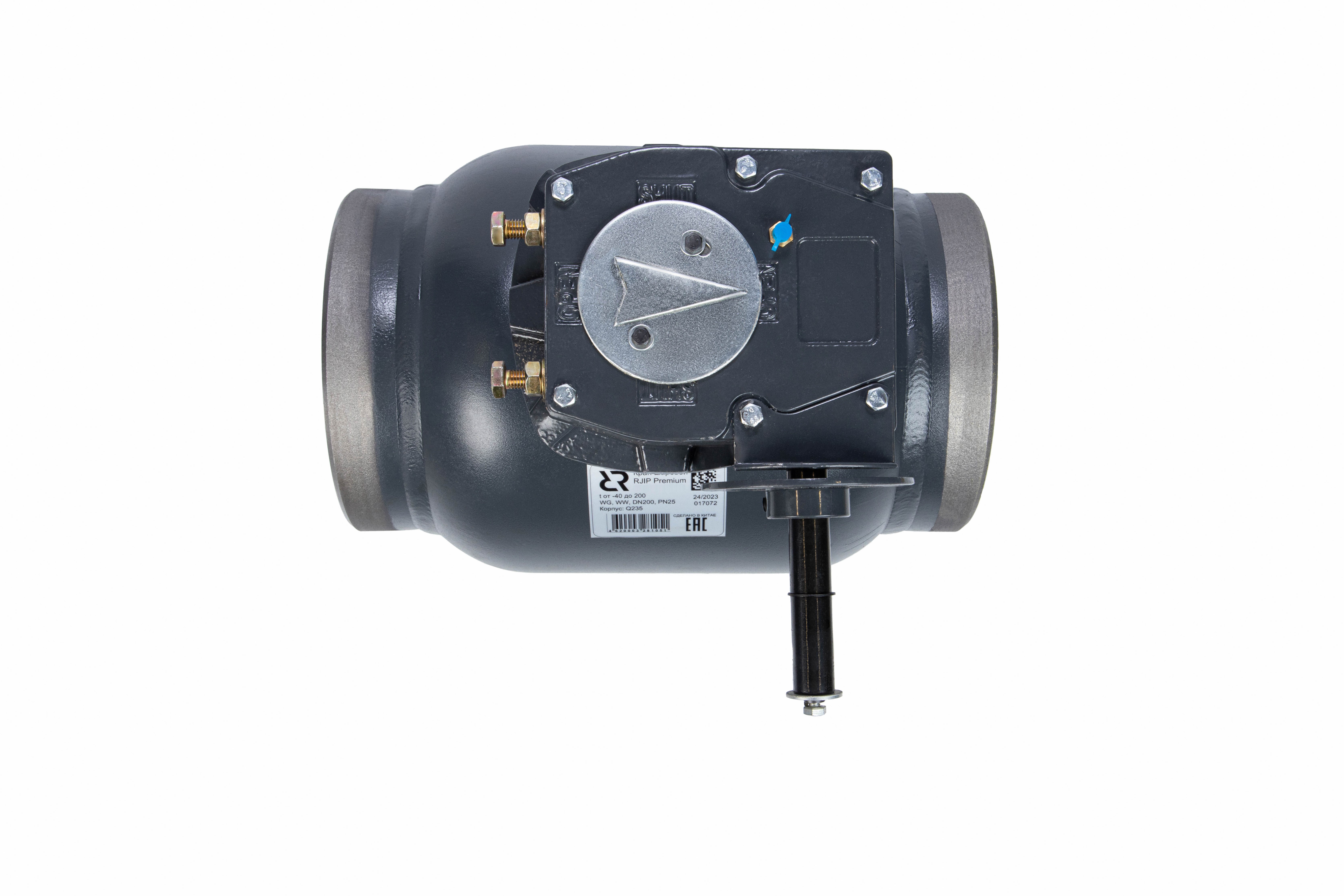 Ридан RJIP Premium 065N0166GR — Кран шаровой WW DN300 PN25 WG (приварной, с редуктором, стандартный проход)