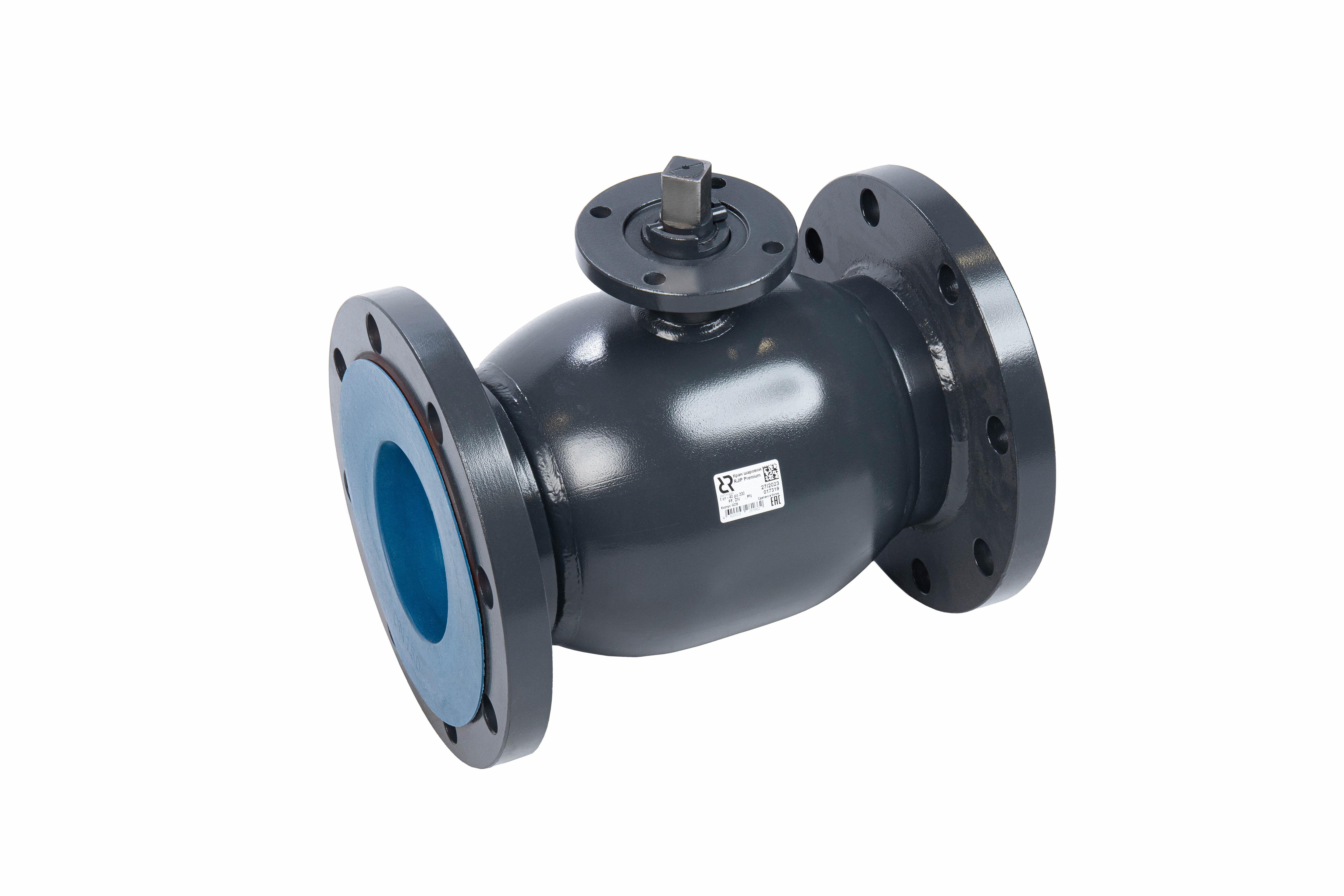Ридан RJIP Premium 065N0242R — Кран шаровой FF DN100 PN16 GF (фланцевый, под привод, стандартный проход)