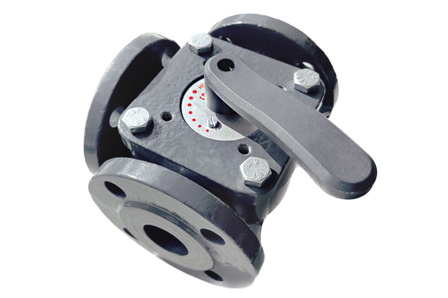 Ридан 065Z0433R — Клапан регулирующий поворотный HFE-3R DN65, Kvs 90, чугун, фланцевый, Тмакс - 110 ℃, PN6