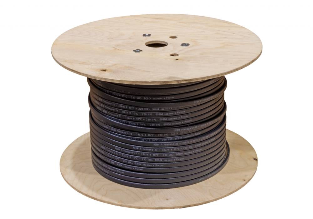 Ridan Pipeguard-33 21RT0822R — Саморегулирующийся нагревательный кабель 230 В, бухты менее 100 м