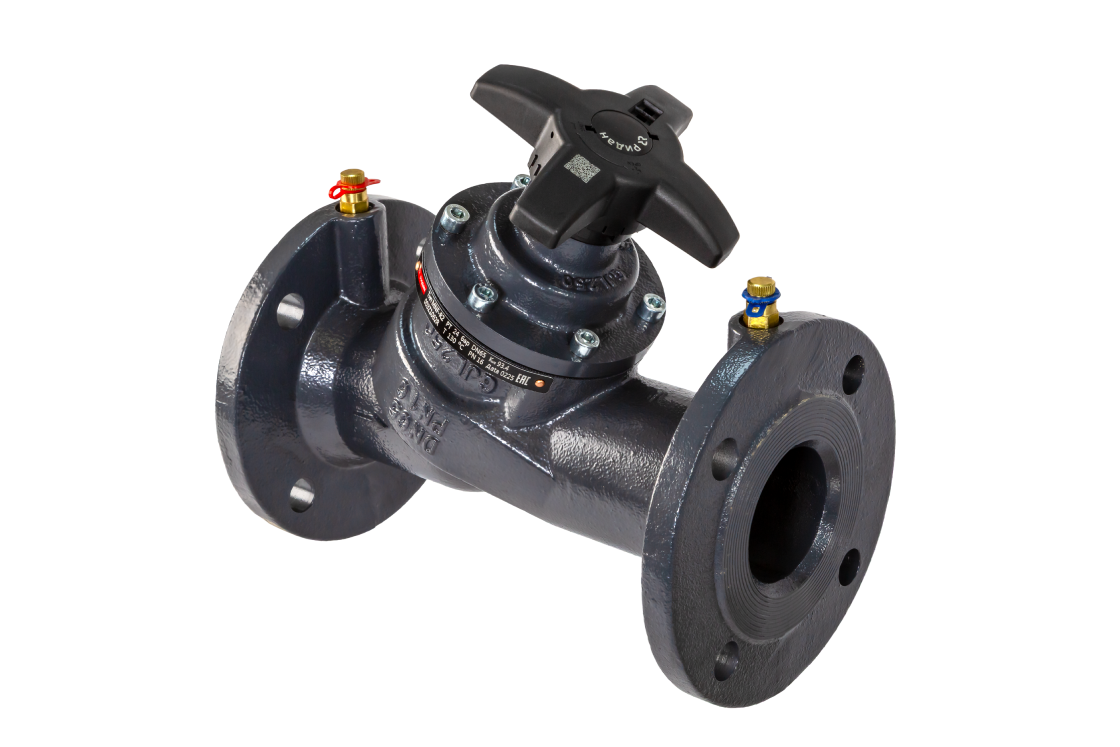 Ридан 003Z1085R — Ручной балансировочный клапан MNF-R2 DN15, фланцевый, PN16, Tmax 130 °C