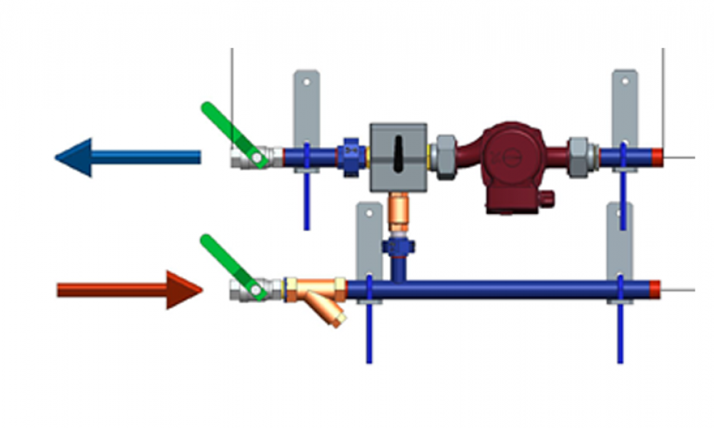 Ридан 150U3620 — Узлы теплоснабжения без термоманометров АУУ-T-25-3,4-6,3